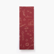 Mini note cover Palmehuset / History Burgundy