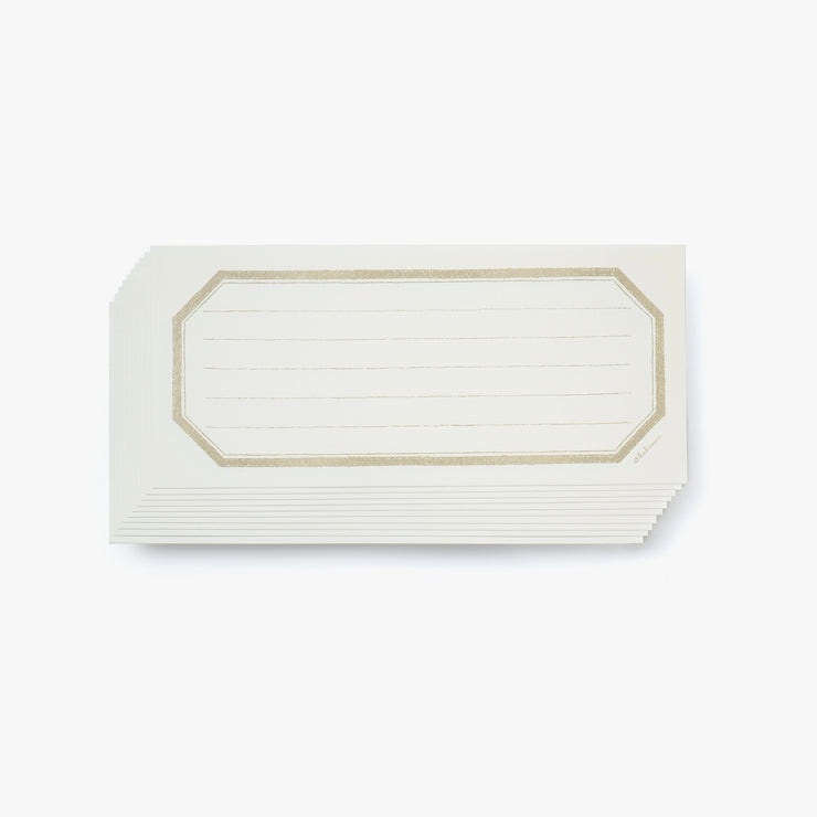 Single note Lined Sepia