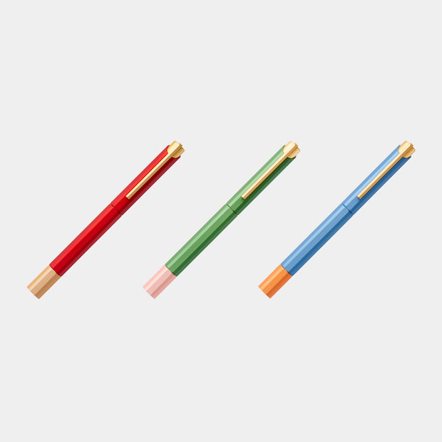 Glamour Evolve - Bihex Rollerball Pen (Blue Gin)
