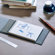 Mini note cover Palmehuset / History Ivory