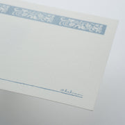 Single note Floral Blue grey