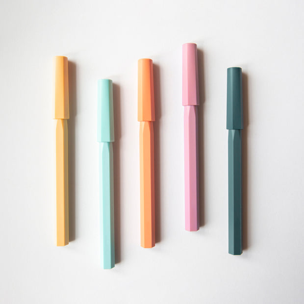 Glamour Evolve - Ocean Sustainable Rollerball Pen (Sunset Orange)