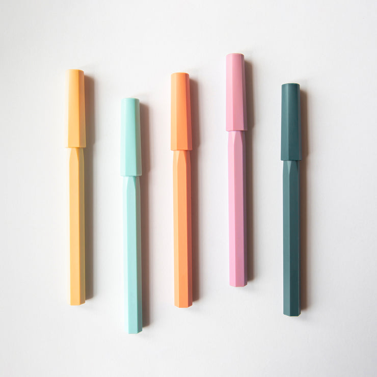 Glamour Evolve - Ocean Sustainable Rollerball Pen (Sunset Orange)