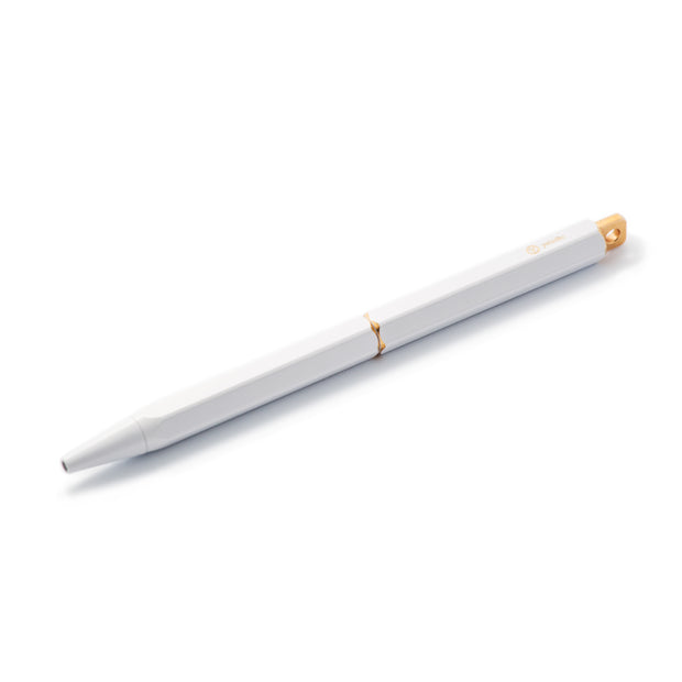 Classic Revolve-Portable Ballpoint Pen (White)