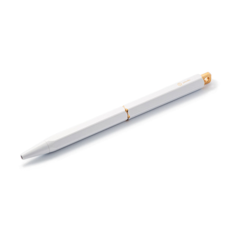Classic Revolve-Portable Ballpoint Pen (White)