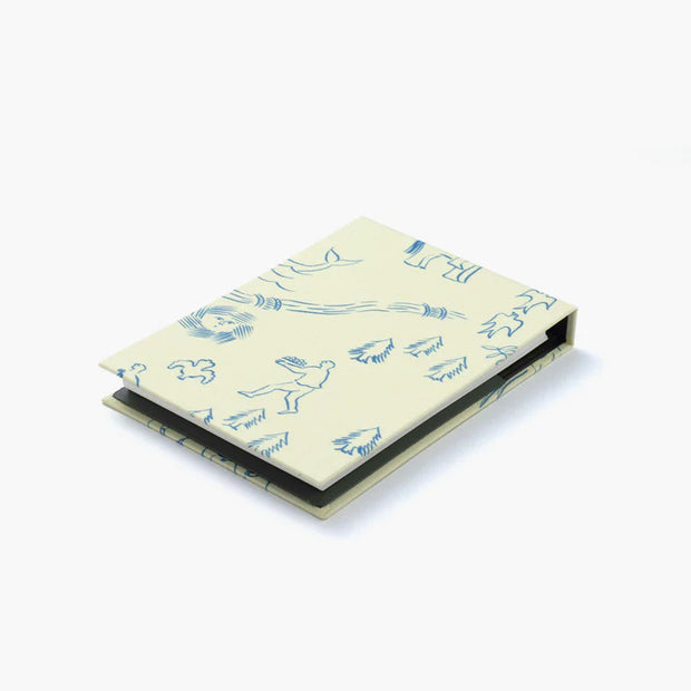 Mini note cover Palmehuset / History Ivory