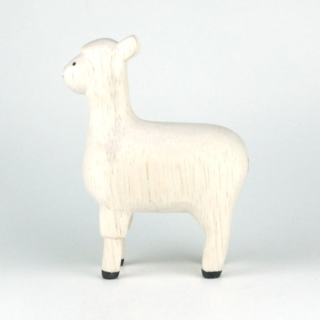 Pole pole wooden animal Alpaca