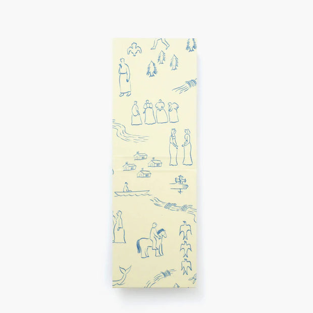 Mini note cover Palmehuset / History Ivory