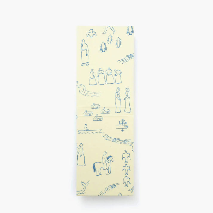 Mini note cover Palmehuset / History Ivory