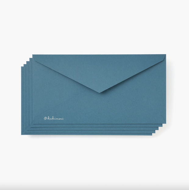 Envelope 5 pcs  Greyish blue