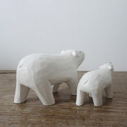 Wooden animal Strolling Polar Bear Parent