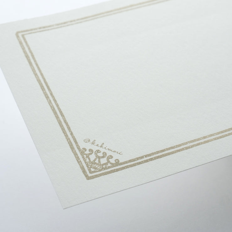 Single note Framed Sepia