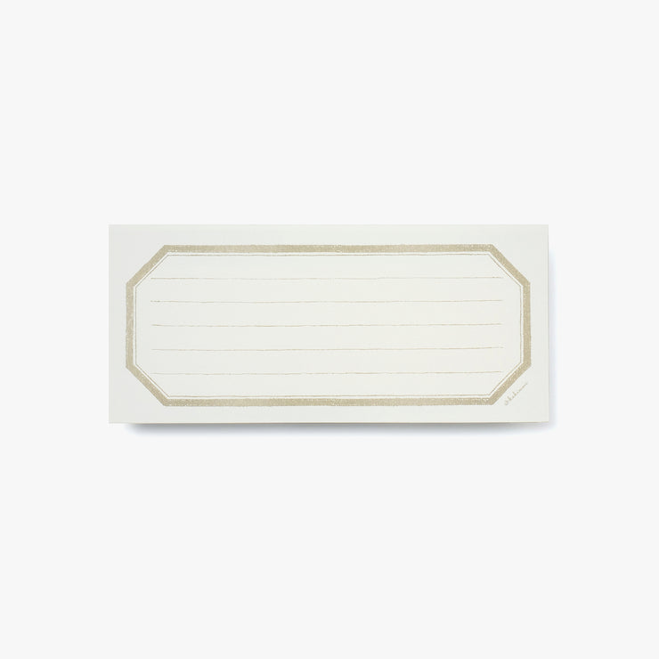 Single note Lined Sepia