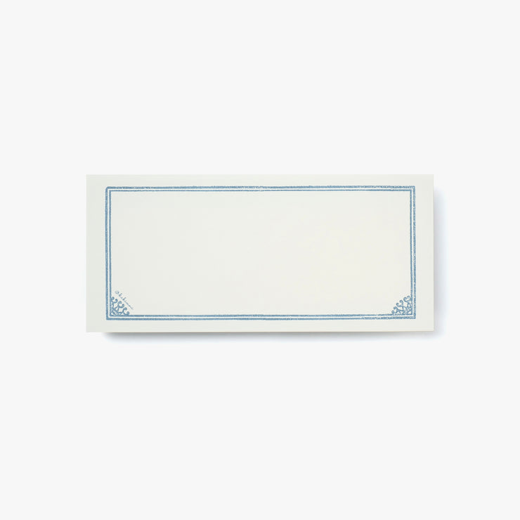 Single note Framed Blue grey