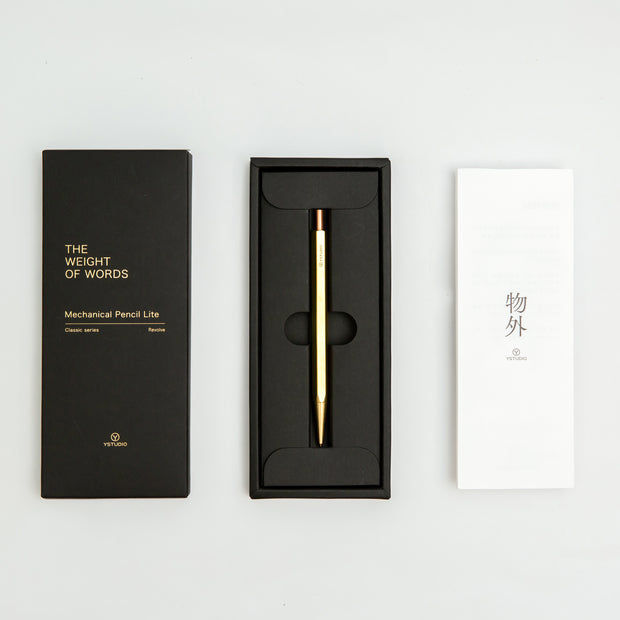 Classic Revolve - Mechanical Pencil Lite (Brass)