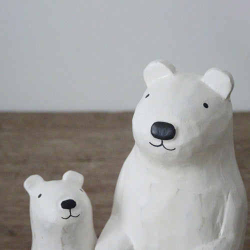 Wooden animal Naughty Polar Bear Child