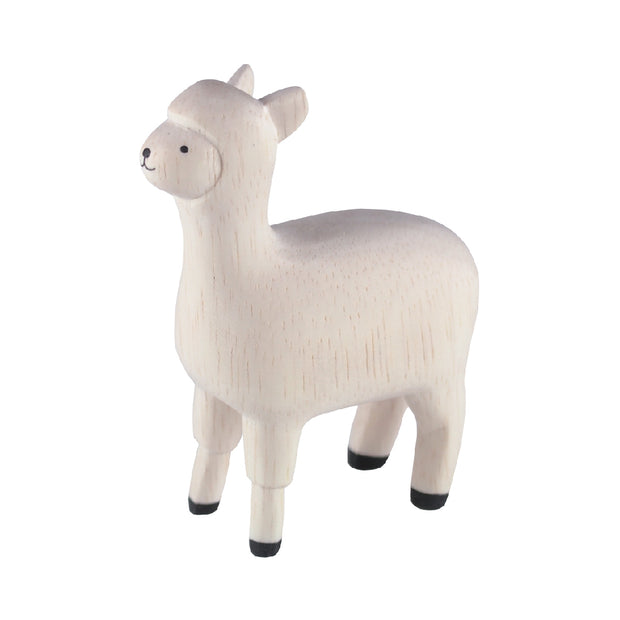 Pole pole wooden animal Alpaca