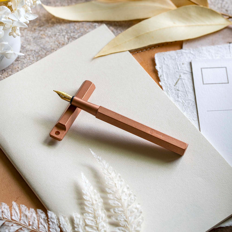 Classic Revolve-Portable Fountain Pen(Copper M)