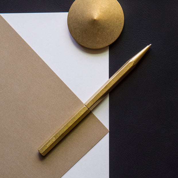 Classic Revolve-Slim Ballpoint Pen(Brass)