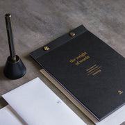 Classic Reflect-Letter Paper Set(Black)