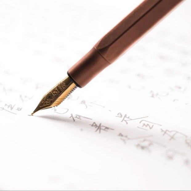 Classic Revolve-Desk Fountain Pen(Copper M)