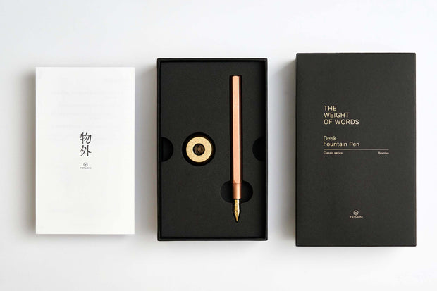 Classic Revolve-Desk Fountain Pen(Black M)