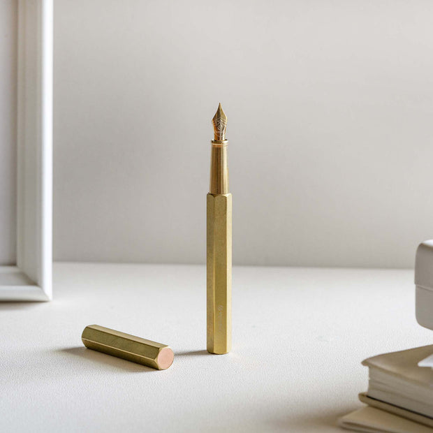 Classic Revolve-Fountain Pen(Brass F)