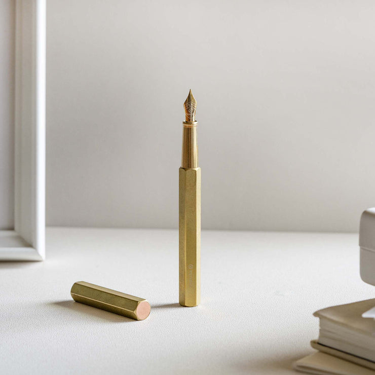 Classic Revolve-Fountain Pen(Brass F)