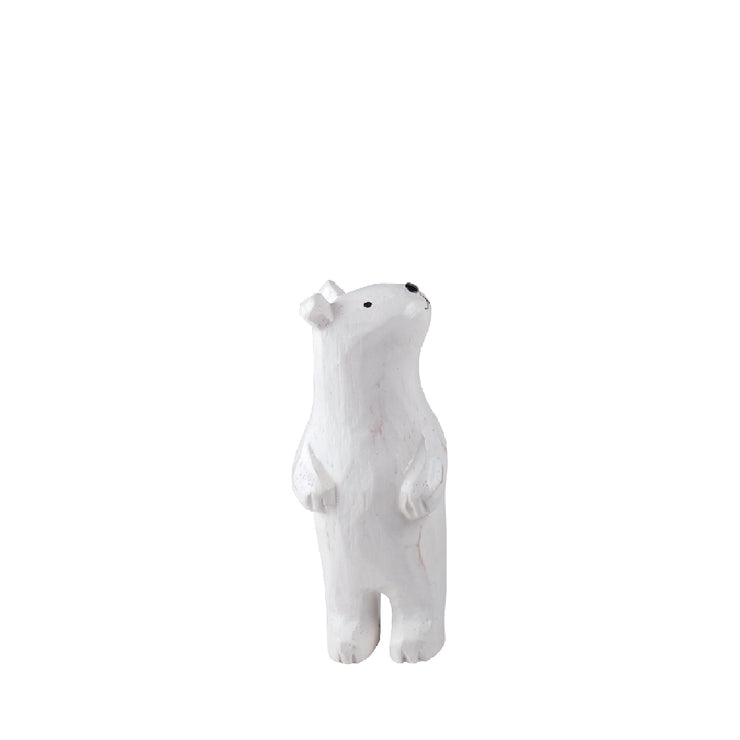 Wooden animal Naughty Polar Bear Child