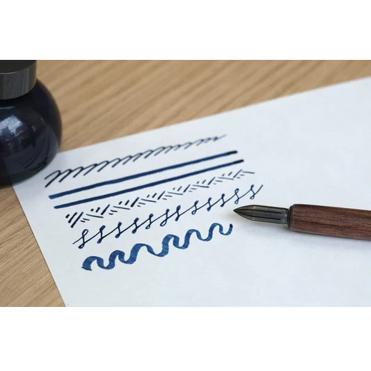 Metal nib - Antique brass