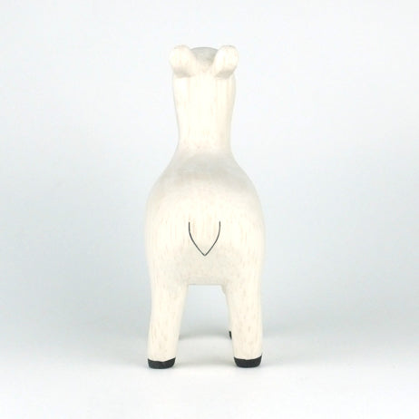 Pole pole wooden animal Alpaca