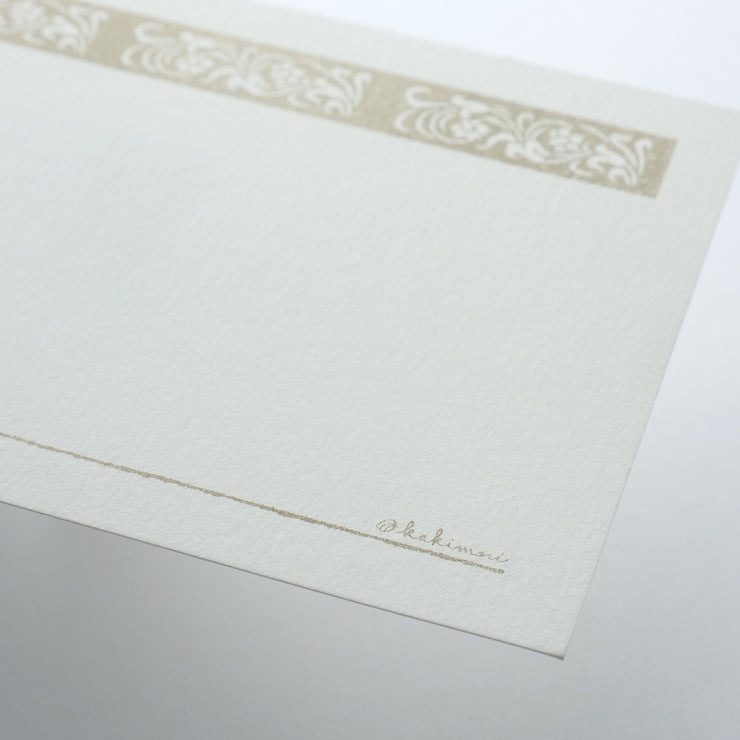 Single note Floral Sepia