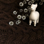 Pole pole wooden animal Alpaca