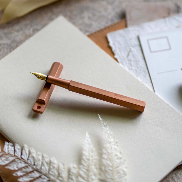 Classic Revolve-Portable Fountain Pen(Copper F)