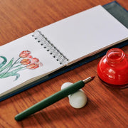 Mini note cover Palmehuset / History Burgundy