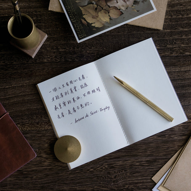 Classic Revolve-Slim Ballpoint Pen(Brass)