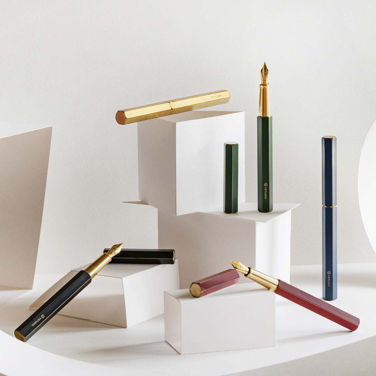 Classic Revolve-Fountain Pen (Green F)