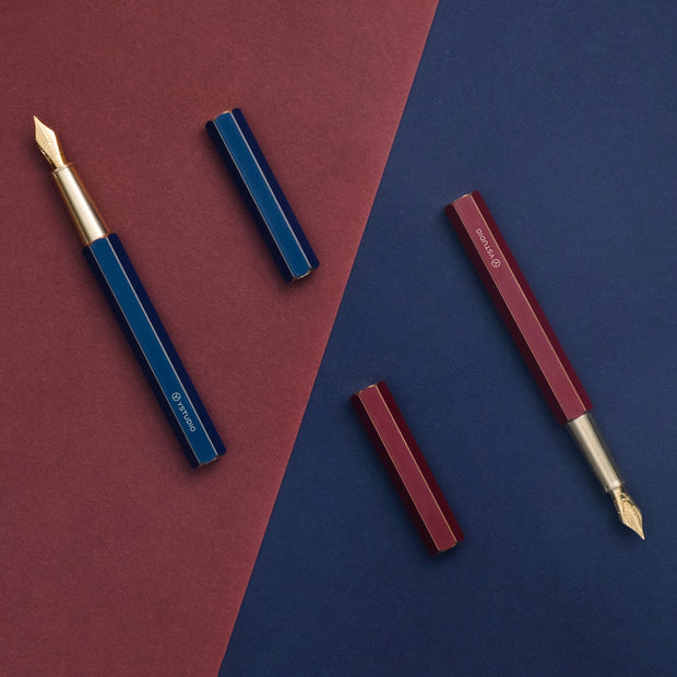 Classic Revolve-Fountain Pen (Blue F)