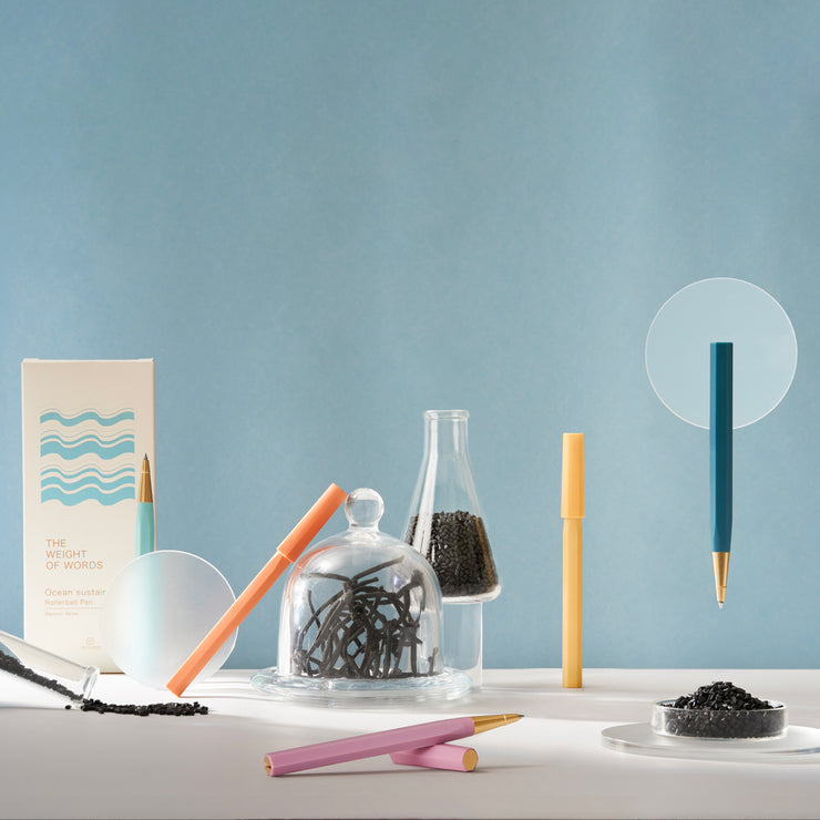 Glamour Evolve - Ocean Sustainable Rollerball Pen (Dawn Yellow)