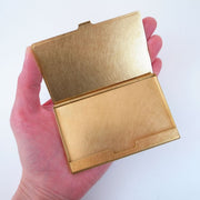 BRASS BOX CARDCASE SOLID