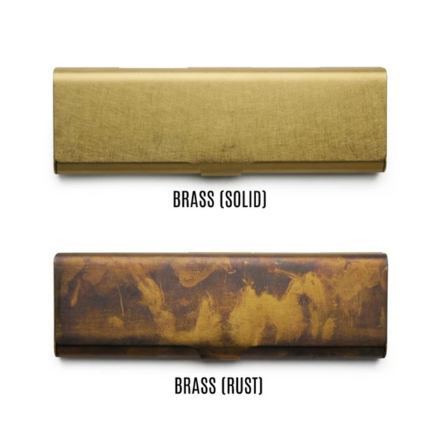 BRASS PEN CASE RUST