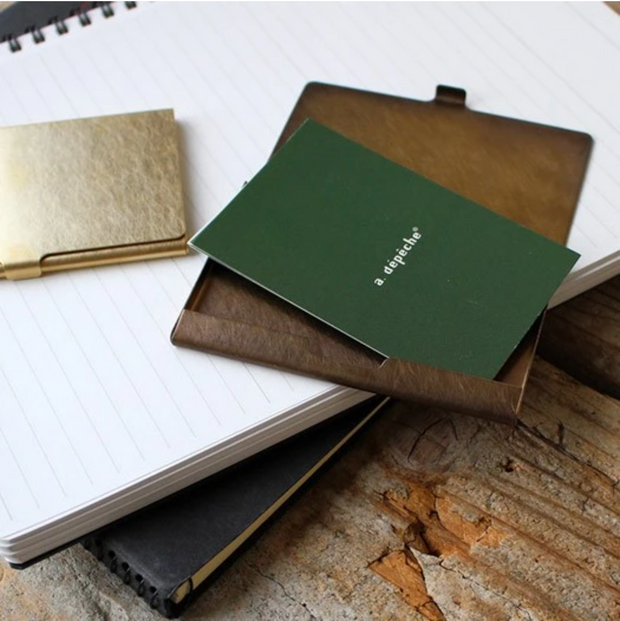 BRASS BOX CARDCASE RUST