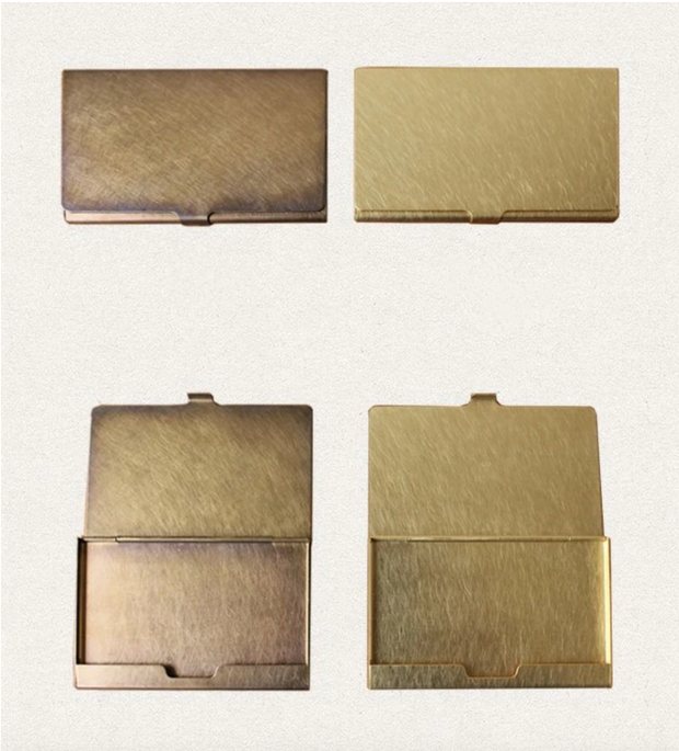 BRASS CARDCASE SOLID