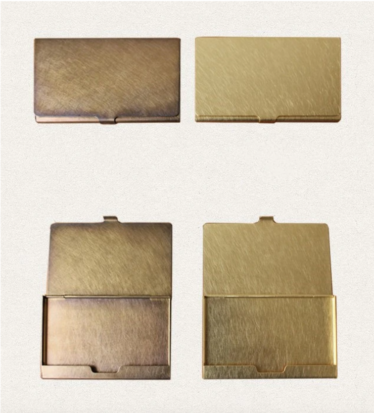 BRASS CARDCASE SOLID