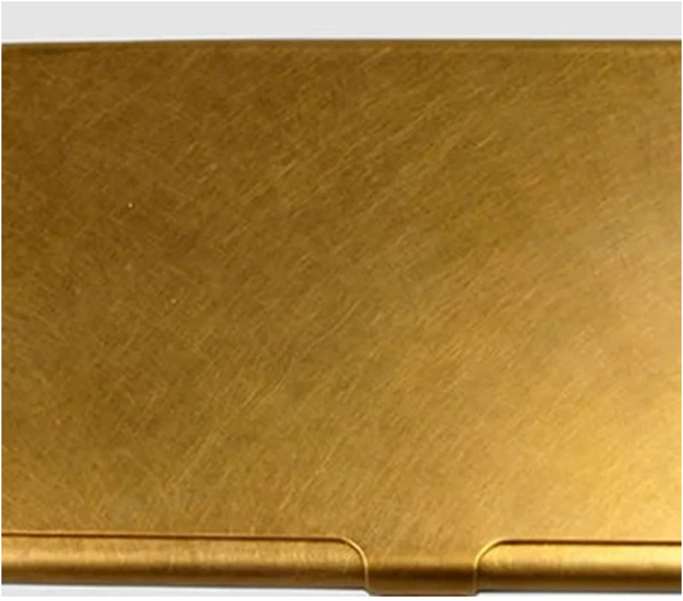 BRASS CARDCASE SOLID