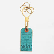 LUGGAGE TAG KEY-HOLDER ASH GREEN