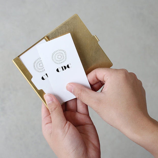 BRASS CARDCASE SOLID