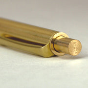 BRASS RETRACTABLE PEN HANMON KUJYAKU