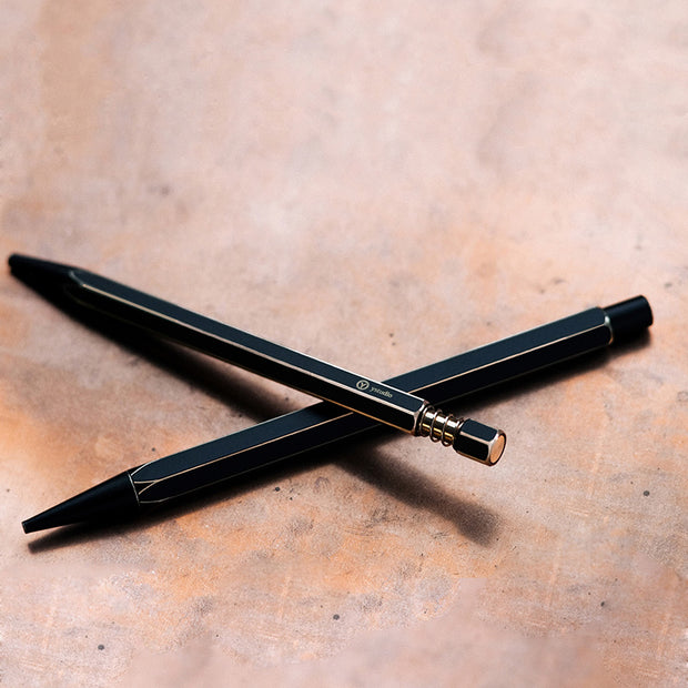Classic Revolve-Spring Ballpoint Pen(Black)