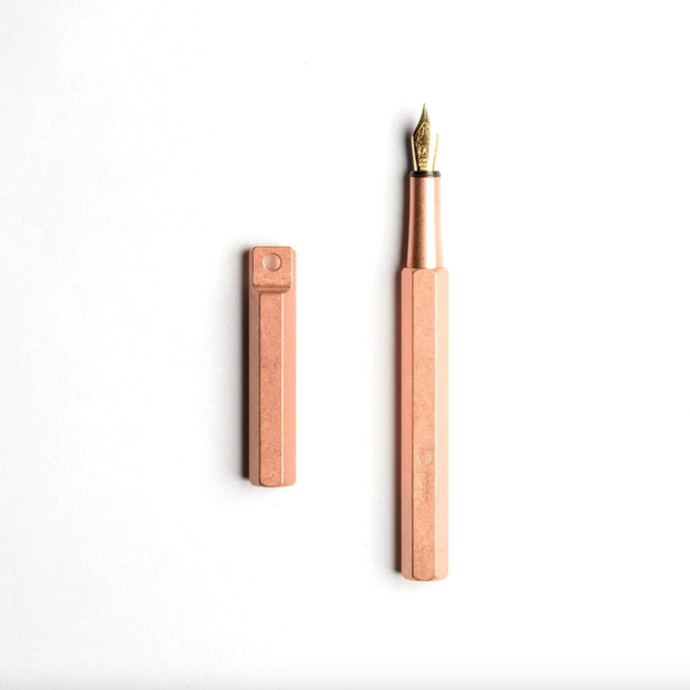 Classic Revolve-Portable Fountain Pen(Copper F)